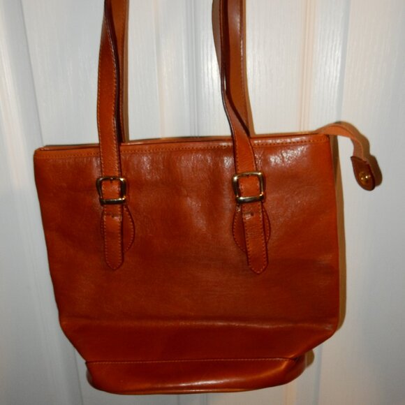 leather tote - Picture 2 of 5